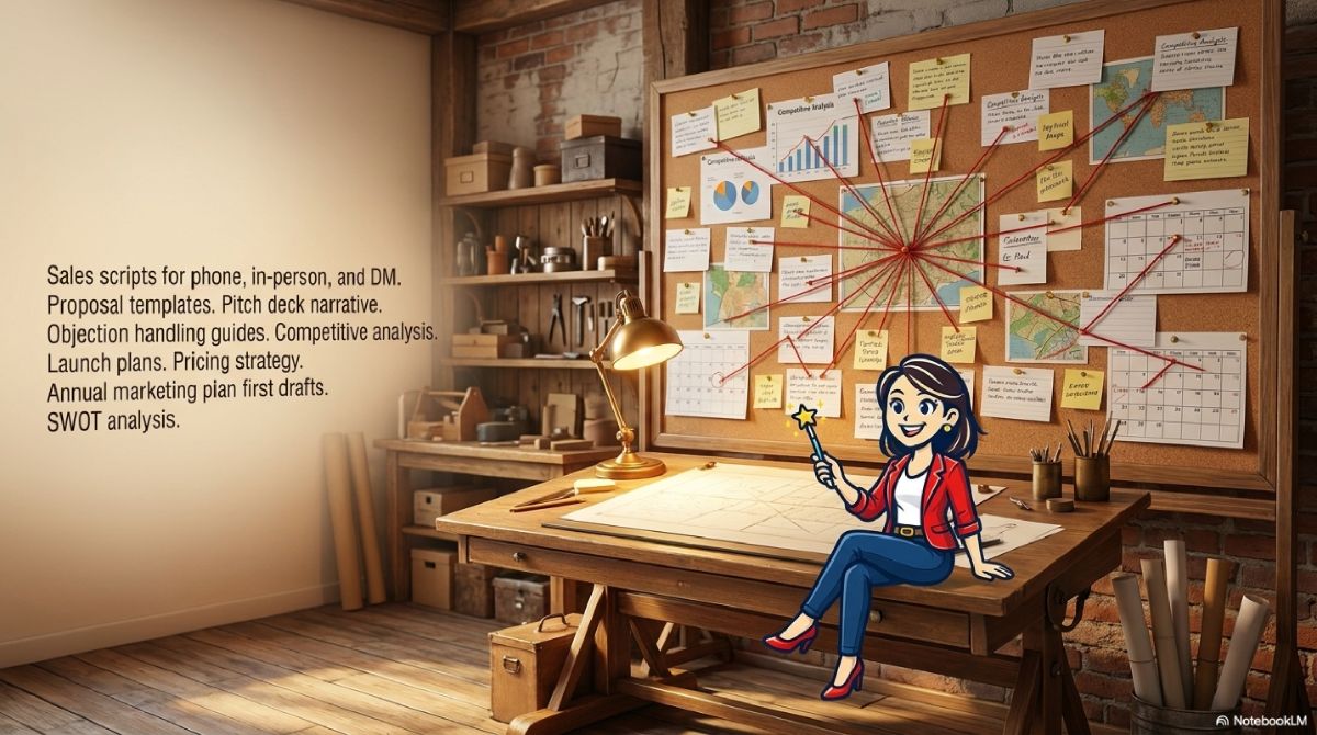 Wanda at the strategy board